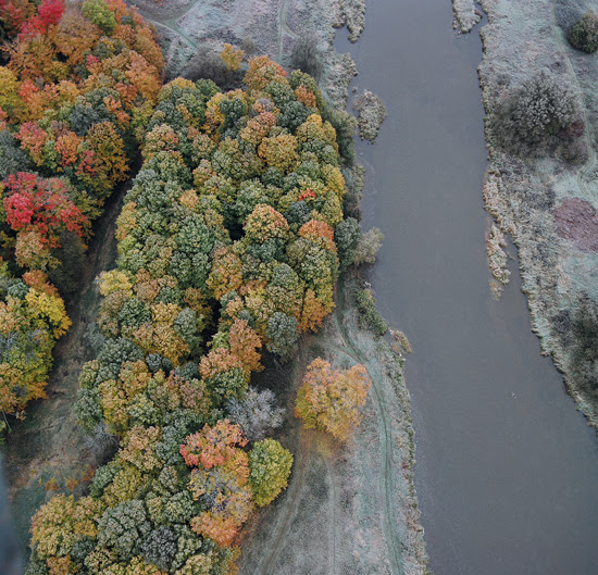 from above