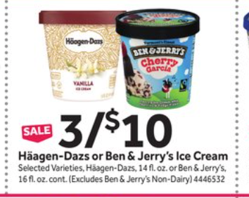 Haagen Daz's Ice Cream just $2.34 at Stop & Shop and Giant ...