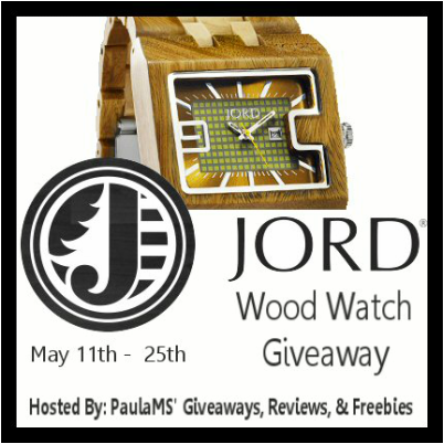 Jord Wood Watch Giveaway ends May 25th #jordwatch
