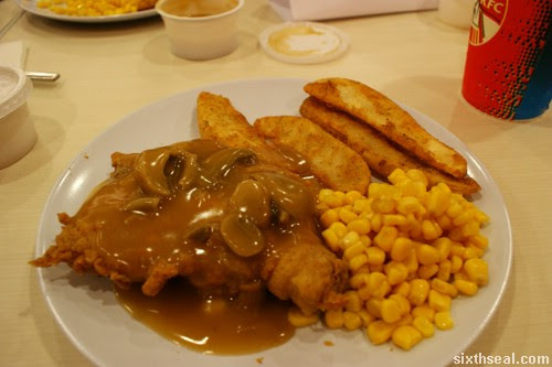 kfc or chicken chop