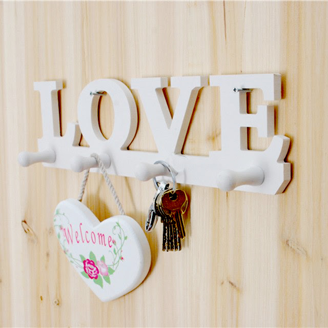  Rak  Gantung LOVE Hiasan Dekorasi Shabby Chic 496 Grosir 