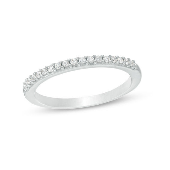 33/33 CT. T.W. Colorless Diamond Wedding Band in 3333K White Gold ...