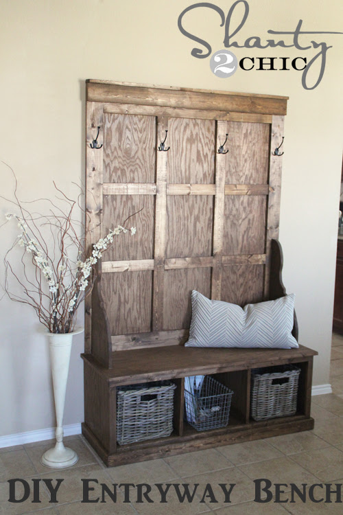  hall coat tree bench plans hallway bench tree plans hallway bench tree