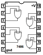 compuerta XOR 7486