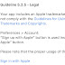 Sign In With Apple Button Guidelines / Replace en_us in the code above with your localization code.