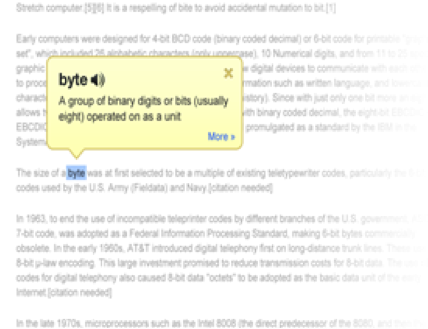 Google Dictionary