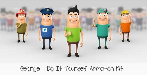 George - Character Animation DIY Kit  After Effects Templates-Free Download 