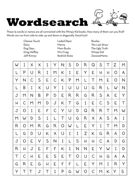  kids word searches printable activity shelter