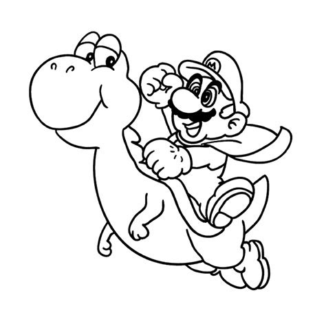 kleurplaten kleurplaat mario bros