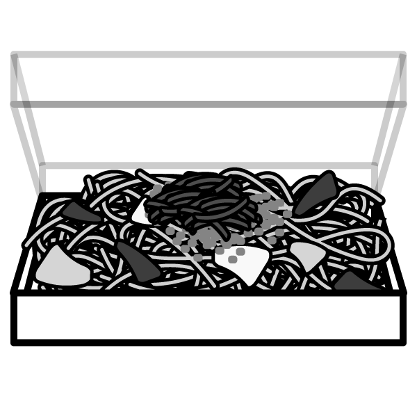 かわいい焼きそばの無料イラスト 商用フリー オイデ43