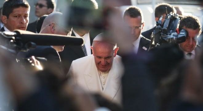 El Papa Francisco en Ciudad Juárez.