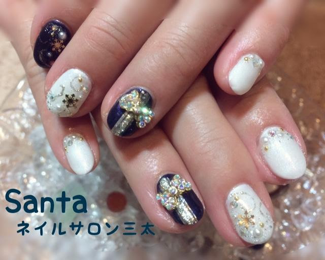 キラキラリボン ネイルサロン Santa サンタ
