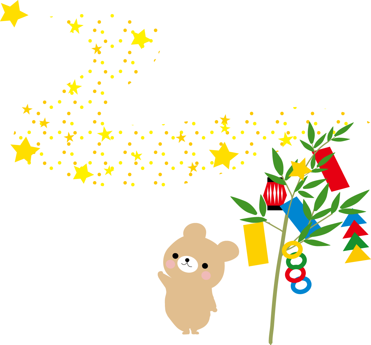 七夕のイラスト 無料イラスト フリー素材