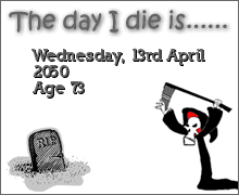 My Death Clock Calculation