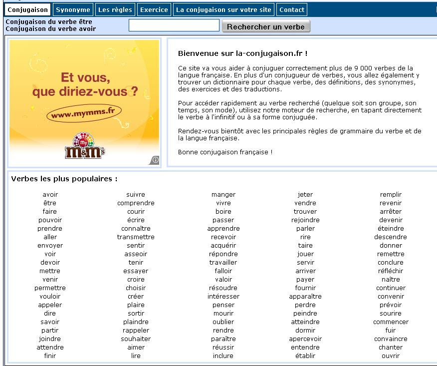 1conjugaison