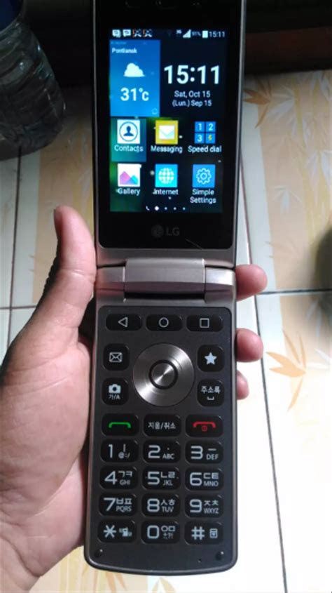 jual langka hp flip lipat android ponsel flip