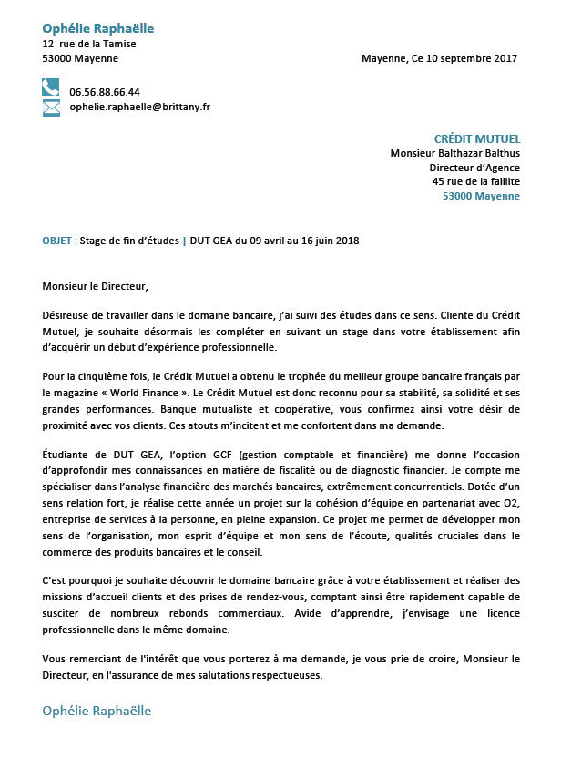 Licence science de la vie lettre de motivation - laboite-cv.fr