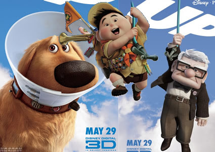 pixar up. pixar up movie poster. up 3