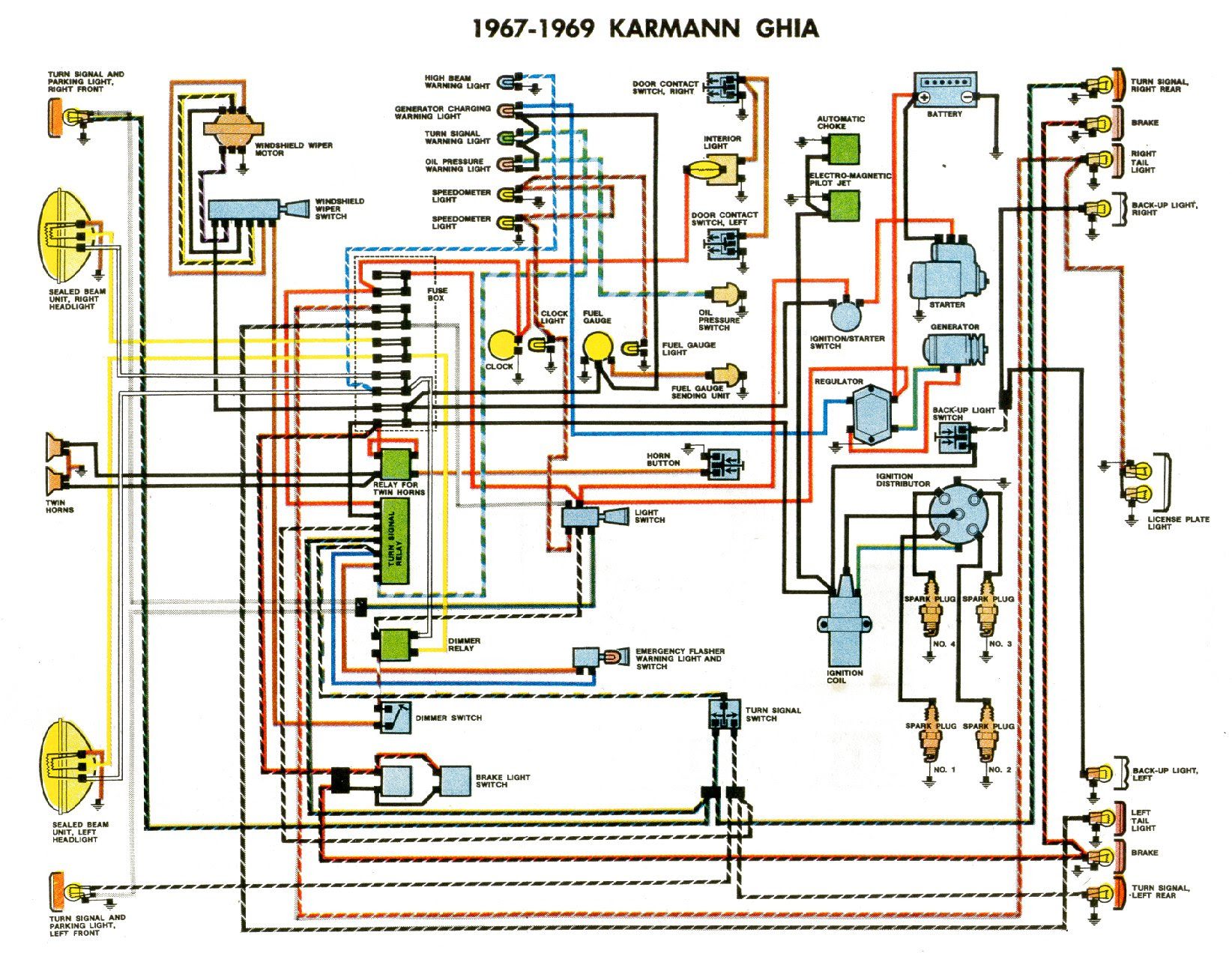 Schaltplan Vw Käfer 1969