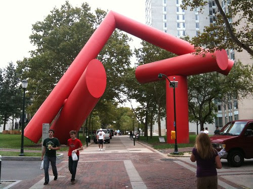 Alexander Liberman's "Covenant," at Penn