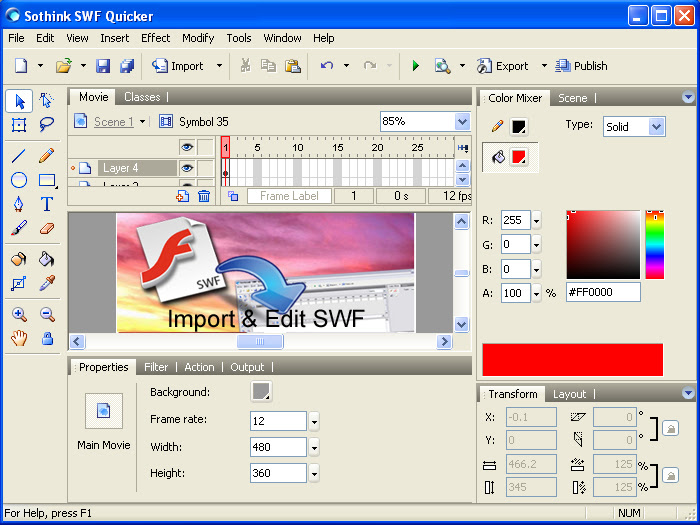 Sothink SWF Quicker 5.0