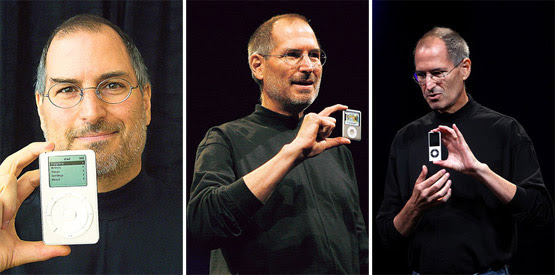Steve Jobs, shown here in