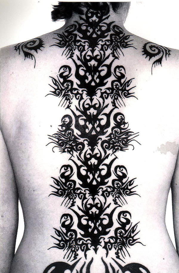 Tribal Tattoo on Back
