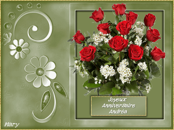 Joyeux Anniversaire Andrea