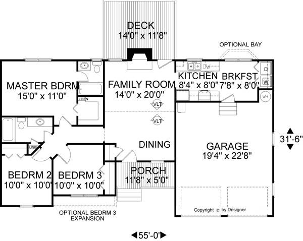 Hidden Orchard House Plan 6273 - 3 Bedrooms and 2 Baths | The ...
