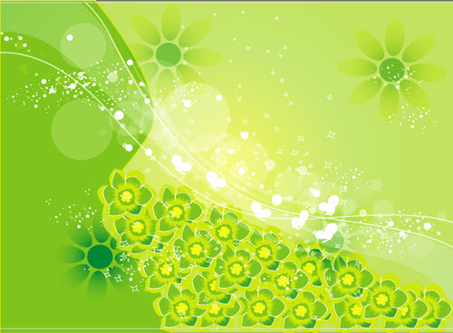 Vector green islamic background free vector download 