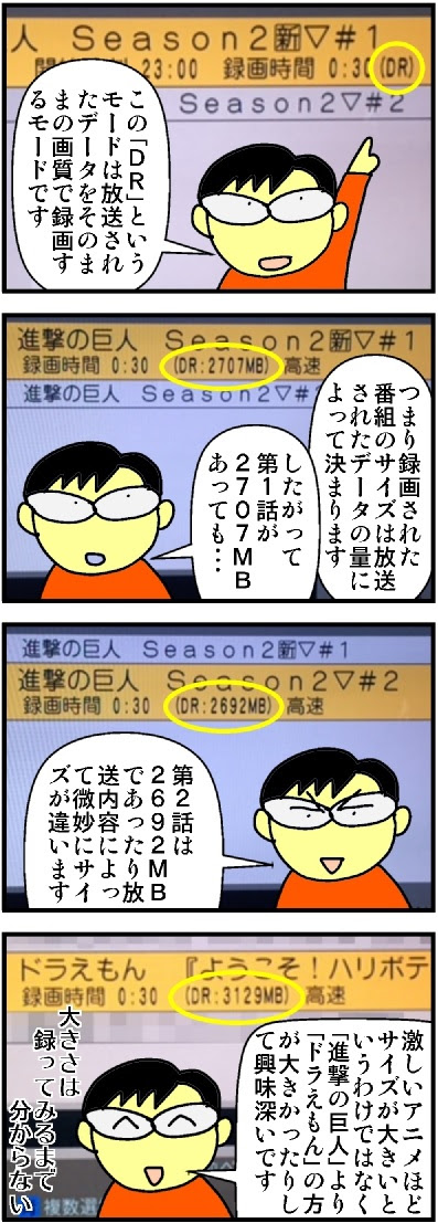 第４４３話 ブルーレイディスクに何時間分ダビングできるか 2 Itネタの4コマ漫画 It向上委員会 有江が発信中
