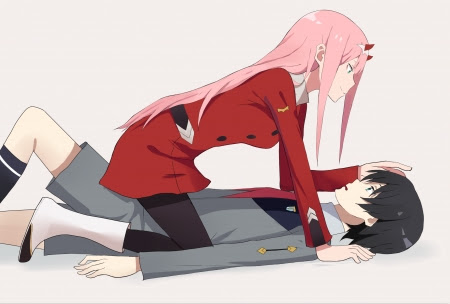 pics Zero Two With Short Black Hair anime wallpapers desktop nexus