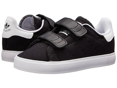 Kids Stan Smith Vulc CF (Toddler) Core BlackCore BlackWhite - Zappos ...