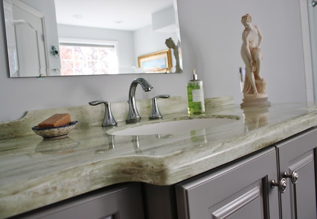 Bathroom - Kraftmaid Marquette Door Style & Maple Pebble ...