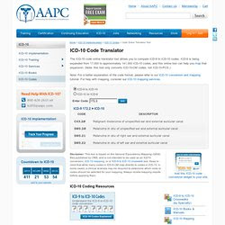 Icd9 To Icd10 Converter