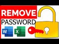 How to Unprotect or Unlock Excel and Word Files