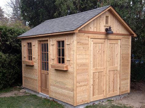 garden sheds cedar wood structures
