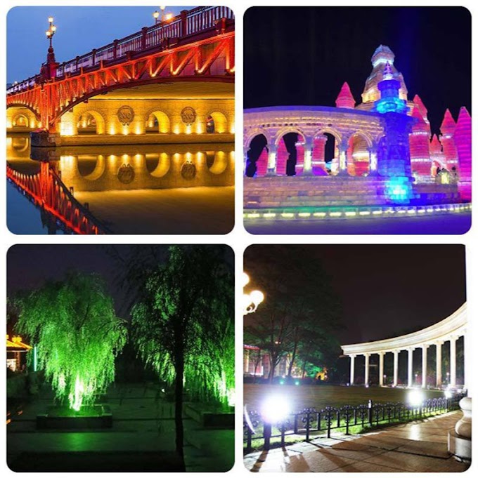 Promo Rooftop Lighting Courtyard Lighting Outdoor Lighting Highlight LED Floodlight Building Bridge Landscape Industrial Multi-color