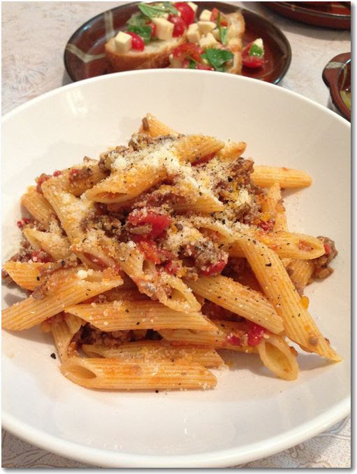 ペンネ ボロネーゼ 少人数フランス家庭料理教室 名古屋天白 Ma Cuisine