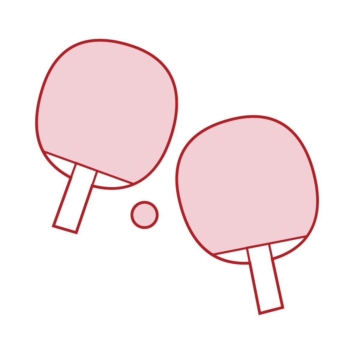 卓球のラケットのイラスト フリーイラスト素材 Kukukeke ククケケ