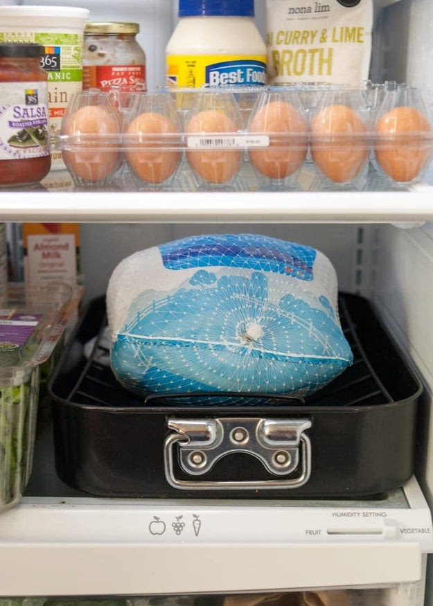 You forget that a turkey takes three to four days to thaw.