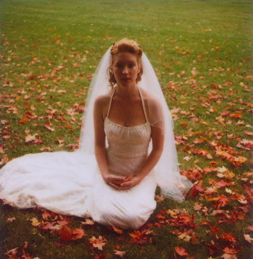 LOU O BEDLAM Redheads wedding gown grass fall LOU O BEDLAM Redheads wedding gown grass fall