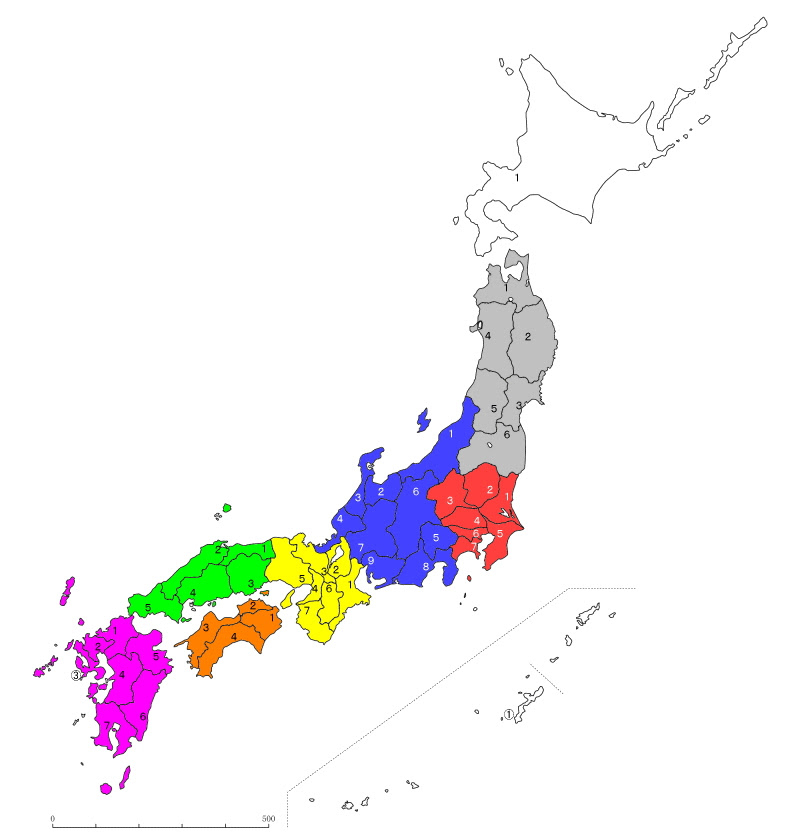 都道府県と県庁所在地