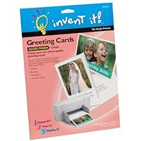 Invent It! Half Fold Gloss Finish Greeting Cards