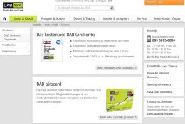 DAB Bank Girokonto | Kostenlos (auch) für Selbständige