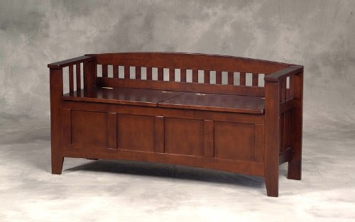 Split Seat Storage Bench