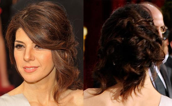 create this soft and cascading hairstyle. For step-by-step instructions