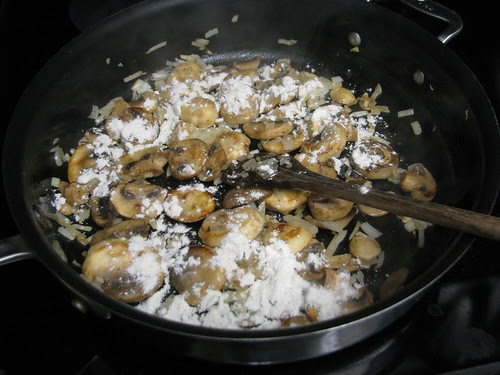 flour in