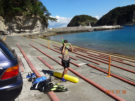７月３０日南伊豆 西伊豆 岩地へ はらっく傾奇者でござ候