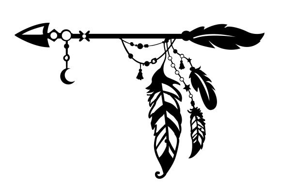 Download Download Arrow Boho Style SVG File for Cricut, Silhouette and Other Machine
